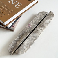 Poignée de meuble en marbre naturel, tirette de tiroir en pierre massif, quincaillerie de luxe pour mobilier, design personnalisé