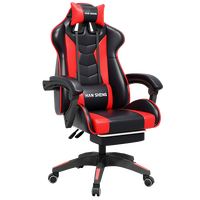 Chaise de luxe ergonomique pivotante et ajustable pour ordinateur, à motif personnalisé, style moderne, gaming