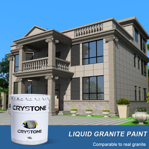 Crystone DC2213 Spray Liquido Acrilico Idrosolubile dall'Aspetto Elegante di Granito per Rivestimenti di Pareti <span class=keywords><strong>Esterne</strong></span> ad Asciugatura all'Aria - Product Image 2