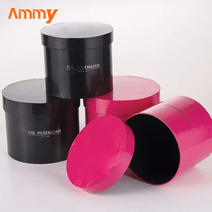 Ammy nouvelles idées de produits boîte à fleurs <span class=keywords><strong>visage</strong></span> lumineux rose argent étreignant seau fleur boîte cadeau cylindre décoration de mariage - Product Image 3