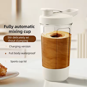 Mélangeur automatique tasse à mélanger en plastique café avoine sans bpa gym <span class=keywords><strong>shaker</strong></span> de protéines sport eau auto tasse auto agitation bouteille - Product Image 3