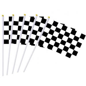 Prix usine 3x5 pieds <span class=keywords><strong>drapeau</strong></span> à carreaux <span class=keywords><strong>noir</strong></span> et blanc drapeaux de course polyester avec œillets en laiton 3x5 pieds - Product Image 2