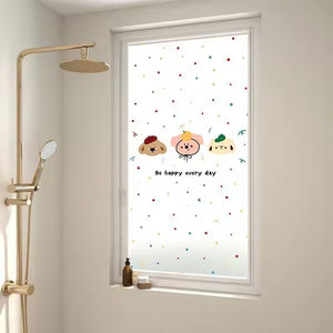 Autocollant en verre dépoli personnalisé, motif mignon personnalisable, best-seller, nouveau, autocollant en PVC pour fenêtre, <span class=keywords><strong>miroir</strong></span>, fenêtre - Product Image 3