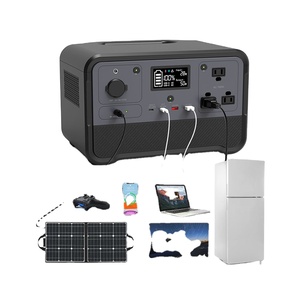 Station d'alimentation portable 1200W pour extérieur avec onduleur à onde sinusoïdale pure, charge solaire et automobile, contrôleur MPPT pour <span class=keywords><strong>camping</strong></span> et utilisation mobile - Product Image 1