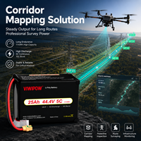 Baterai Drone VIWIPOW High Density 5C 12S 25Ah 22.2V Semi-Solid State untuk Drone Tugas Berat / Pemetaan & Survei Berkinerja Tinggi