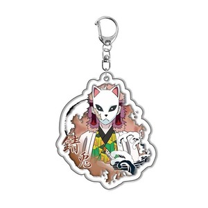 Anime <span class=keywords><strong>Demon</strong></span> <span class=keywords><strong>Slayer</strong></span> Keychain Zenitsu & Nezuko Pendant Metal Keyring Jewelry for Halloween & Christmas Handmade Gift Idea - Product Image 6