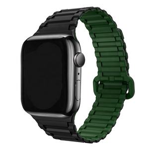 Bracelet de montre sport en silicone magnétique à boucle à pression pour Apple Watch 46mm/49mm et IWatch Series 10/9/8/7/42mm Ultra – Vente en gros - Product Image 3