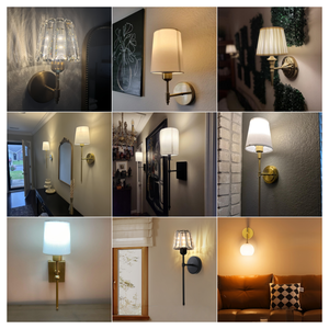 Không dây sạc LED Tường sconces Pin hoạt động sắt đèn với Dimmable ánh sáng bóng đèn và điều khiển từ xa - Product Image 6