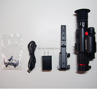 Monoculaire tactique à vision nocturne réglable, résolution HD 1080p, télémètre laser 5x-20x, étanche, lunette de chasse, détection 800m