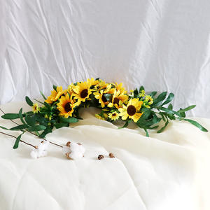 <span class=keywords><strong>Prezzo</strong></span> di fabbrica personalizzato fiore artificiale di <span class=keywords><strong>girasole</strong></span> per la decorazione di nozze a casa - Product Image 6