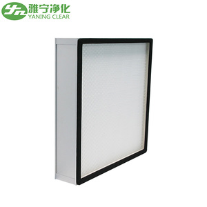 Yaning Chất lượng cao <span class=keywords><strong>Mini</strong></span> pleat Bộ lọc <span class=keywords><strong>Hepa</strong></span> H13 H14 OEM Bảng điều chỉnh Bộ lọc không khí cho nhà máy sản xuất Điều kiện Mới - Product Image 1
