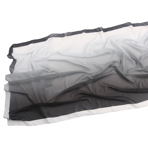 Hijab long en mousseline respirante de style coréen islamique, châle pour femmes musulmanes, écharpe premium dégradée ombrée, protection solaire toutes saisons - Product Image 4