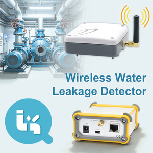 Détecteur de fuite de tuyaux intelligent sans fil, chaque station prend en charge un maximum de. 64 détecteurs de fuites d'eau - Product Image 1
