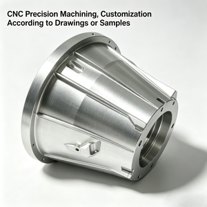 Boîtier de cloche automobile en aluminium usiné sur mesure OEM, grande pièce usinée CNC, certifié ISO9001 - Product Image 1