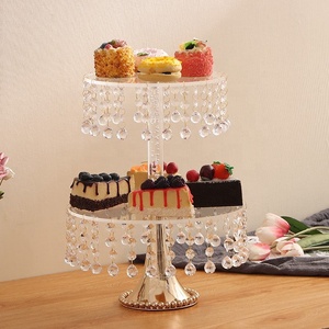 Crystal <strong>Cake</strong> Stand 3 <strong>Tier</strong> - Product Image 6
