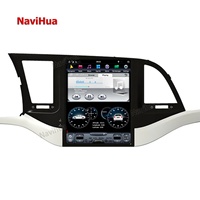 Radio de coche con pantalla táctil y navegación GPS Navihua, estéreo para coche, reproductor de DVD Android para Hyundai Elantra 2015