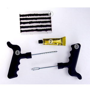 Bymaocar Tire Repair Kit BY-434 Large Size With Rubber Solution And <b>Tools</b> For Car Tires - Product Image 1