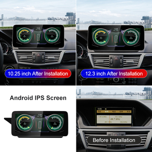 เครื่องเล่นวิดีโอในรถยนต์ HFMidia Qualcomm Snapdragon 665 8 คอร์ ระบบ Android 16 หรือ Mercedes Benz E Class W212 พร้อมระบบนำทางและหน้าจอมัลติมีเดีย - Product Image 2