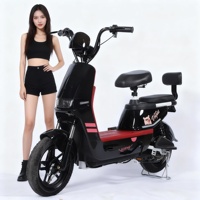 Vélos électriques de ville en gros, cadres en acier au carbone, moteurs sans balais, freins à tambour, scooters électriques pour adultes, chinois, 48V intelligents
