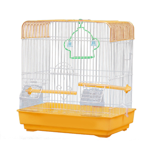 Papageienkäfig Vogelkäfig für Sittiche, Kanarienvögel, Papageien, Aras, Finken, Kakadus, Wellensittiche, Nymphensittiche, Zuchtkäfig für Kanarienvögel mit Kunststoffschale - Product Image 2