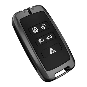 Metal Silicone Car Remote Key Case Cover For Land Rover Range Rover Sport Velar Evoque Freelander2 Discovery Jaguar XF XJ XJL XE