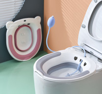 Bañera Plegable para Baños de Asiento, para Tratar Heridas Posparto, Cuidado Perineal, Recuperación de Episiotomía y Baños de Vapor Yoni