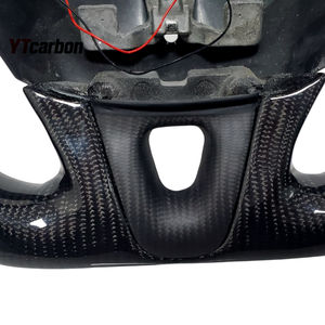 <span class=keywords><strong>Volant</strong></span> de course personnalisé en fibre de carbone véritable YTcarbon pour <span class=keywords><strong>Clio</strong></span> MK4 GT RS 12-18, accessoires intérieurs de voiture, pièces automobiles - Product Image 5