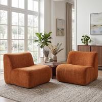 Ensemble de canapés modulaires sectionnels en tissu compressé sous vide pour appartement, villa, salon