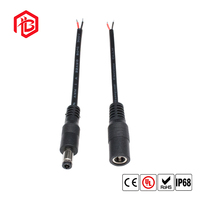Wasserdichter DC5521 Einbau-Steckverbinder 5,5x2,1mm DC-Stromanschluss Buchse Stecker für Outdoor LED-Streifenbeleuchtung