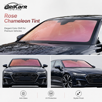 Film solaire pour vitres de voiture BEIKARR Chameleon Tint, film céramique pour vitres de voiture, film de confidentialité pour vitres de voiture, film de sécurité pour vitres de voiture, film caméléon