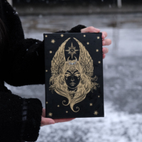 C & H Vente en gros Design unique Journal rituel quotidien Journal d'astrologie Cahier de notes Journal spirituel de soins personnels personnalisé avec cristal