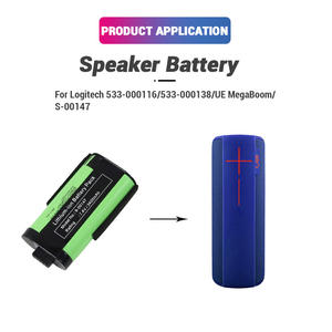 Compatible a estrenar de iones de litio 7,4 V 2600mAh reemplazo 533-000116 batería de altavoz inalámbrico para <span class=keywords><strong>UE</strong></span> <span class=keywords><strong>MegaBoom</strong></span> S-00147 - Product Image 4