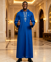 Túnica CCY Premium Koshibo para Hombre, Thobe de Fiesta de Manga Larga, Kanzu Transpirable, Boubou Homme, Bordado Africano de Guinea, Baifa