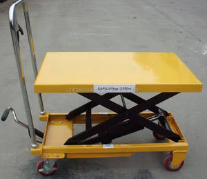 170Cm Handmatige Heftafel 200Cm Hydraulische Platform Schaarlift <span class=keywords><strong>Trolley</strong></span> Voor Werkplaats Kleine Batch Onderdelen Montage - Product Image 6