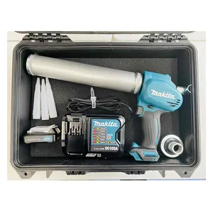 Automatic electric dual cartridge caulking gun two component