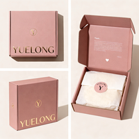 Boîte d'expédition personnalisée en carton ondulé avec logo imprimé sur mesure, emballage cadeau personnalisé, petite boîte d'expédition