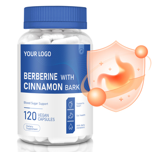 Capsules de racine d'astragale Chlorhydrate de berbérine Extrait d'écorce de cannelle Antioxydant Compléments nutritionnels pour adultes Aliments santé - Product Image 1