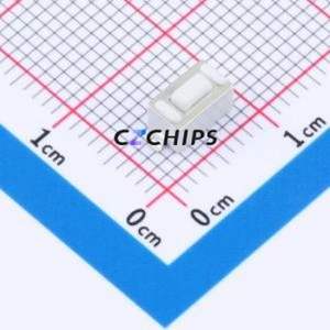 TS04-TBW1EH4.3 Tactile Switch SMD,6x3.5mm Switch Single Pole Single Throw Rectangle Button 1.8N Vertical Mount - Product Image 1
