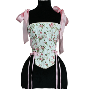 2025 nouvelles dames <span class=keywords><strong>petit</strong></span> Floral Fishbone Corset Satin Spandex motif 3D <span class=keywords><strong>haut</strong></span> sans couture Corset <span class=keywords><strong>Bustier</strong></span> dos cravates tailles 3XL respirant - Product Image 1