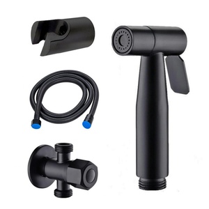 Modern Bathroom Bidet Faucet <strong>Sprayer</strong> 304 SUS Stainless Steel <strong>Handle</strong> Ceramic Valve 2-Hole <strong>Shower</strong> Wash Cleaning Set Accessories - Product Image 1