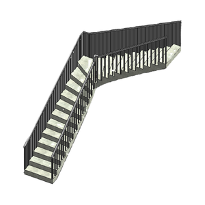 Wall Mounted Aluminum Railing <strong>Handrail</strong> Farmhouse Aluminum <strong>Stair</strong> <strong>Handrail</strong> Custom Rotating Aluminum <strong>Stair</strong> <strong>Handrail</strong> - Product Image 1