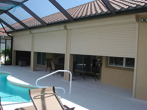 <span class=keywords><strong>Porte</strong></span> fenêtre de sécurité à <span class=keywords><strong>volet</strong></span> <span class=keywords><strong>roulant</strong></span> en aluminium de style moderne résistant aux ouragans <span class=keywords><strong>avec</strong></span> surface finie étanche - Product Image 2