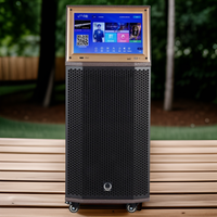 Enceinte active TS10 de 10 pouces à large bande avec 400 W RMS, grand écran, lecture de musique, Wifi, Bluetooth, USB, micro, enceinte mobile pour extérieur