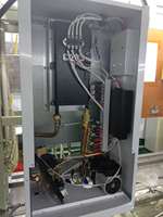 Chauffe-eau électrique combiné, chaudière à eau électrique pour chauffage et la baignade, 6-12kw