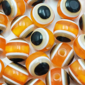 Trong Kho Màu Xanh Ma Quỷ Mắt Nhựa Nhựa Đầy Màu Sắc Chunky Vòng Loose Hạt Mắt Ác Hạt Đối Với Trang Sức Vòng Đeo Tay Vòng Cổ Làm Số Lượng Lớn - Product Image 6