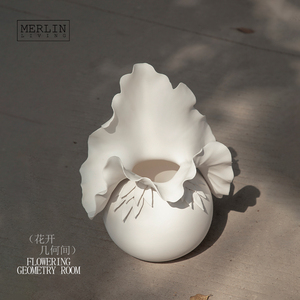 Merlin Living Handmade Keramik <span class=keywords><strong>vase</strong></span> Nordic <span class=keywords><strong>Vase</strong></span> Keramik dekoration für Home Chaozhou Ceramic Factory Manufac turing