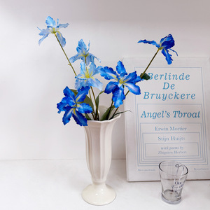 Artificial Iris Bouquet <b>Silk</b> <b>Flower</b> 30cm-100cm High Simulation Wedding Decoration Outdoor Home Decor - Product Image 2