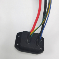 Connecteur de batterie DGDTE haute intensité, femelle, pour connexion carte-câble (boîtier en alliage de cuivre et plastique) Modèle DT054F06E - Batteries personnalisables