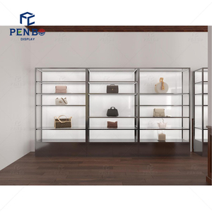 <span class=keywords><strong>Abbigliamento</strong></span> di moda e borsa negozio Design personalizzato borsa negozio di vestiti mobili per vendita al dettaglio espositore soluzioni - Product Image 6