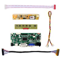 Placa Controladora LCD M.Nt68676.2A Dvi Vga Lvds para Pantalla de 17 Pulgadas LP171WU1 B170UW01 LTN170U1 B170UW01 LTN170CT02
